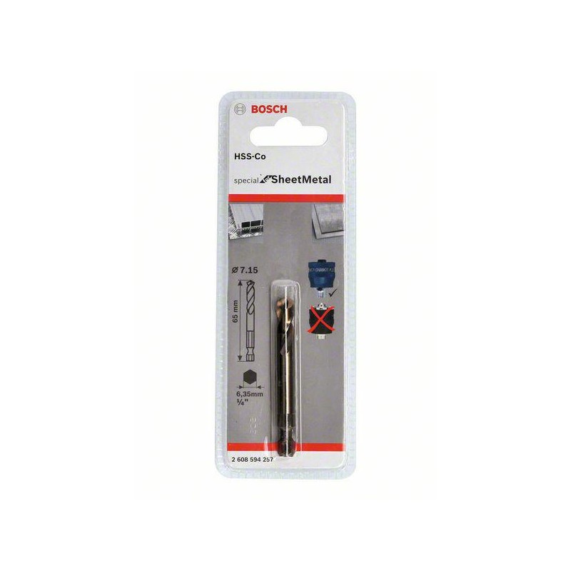 BOSCH WIERTŁO - PILOT HSS-CO 7mm x  80mm %%% 