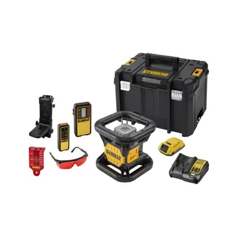 DEWALT.LASER OBROTOWY 18V DCE079D1R SAMOPOZIOM. 60m 1x2,0Ah 