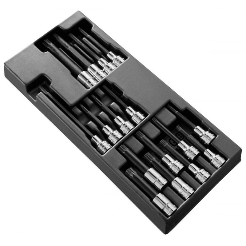 FACOM MODUŁ DO WÓZKA 1/2"  16szt TORX, HEX, XZN 