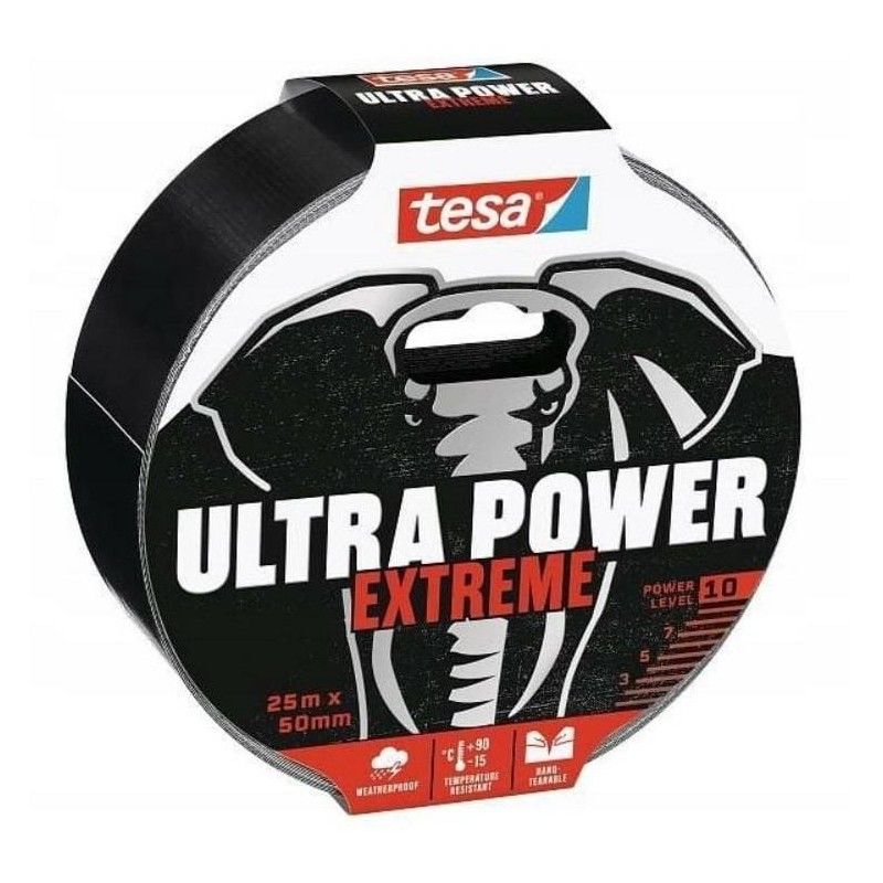 TESA TAŚMA NAPRAWCZA CZARNA 10m x 50mm ULTRA POWER EXTREME 