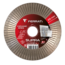 TARCZA DIAMENTOWA 125mm 2w1 SUPRA FERRATI F20102