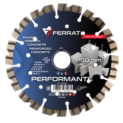 TARCZA DIAMENTOWA SEGMENTOWA 150mm PERFORMANTE FERRATI F20149