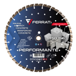 TARCZA DIAMENTOWA SEGMENTOWA 350mm PERFORMANTE FERRATI F20151