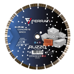 TARCZA DIAMENTOWA SEGMENTOWA 350mm RUZZO FERRATI F20179