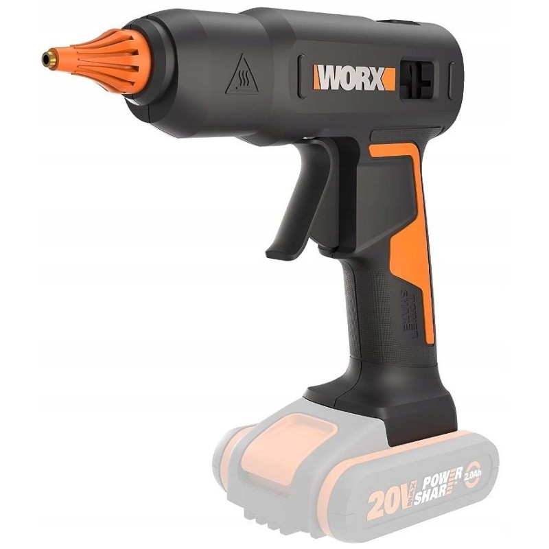 PISTOLET DO KLEJU 20V BODY WORX WX045.9