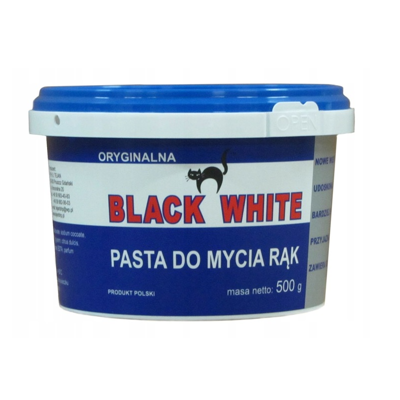 PASTA DO RĄK BLACK WHITE NIEBIESKA