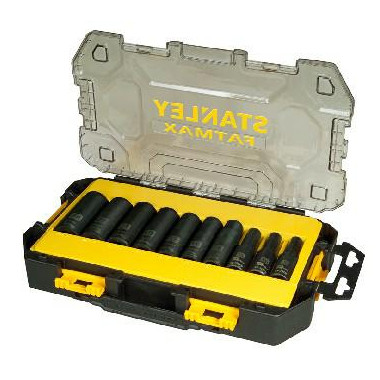 STANLEY ZESTAW NASADEK 1/2" FATMAX 10 TOGH BOX 