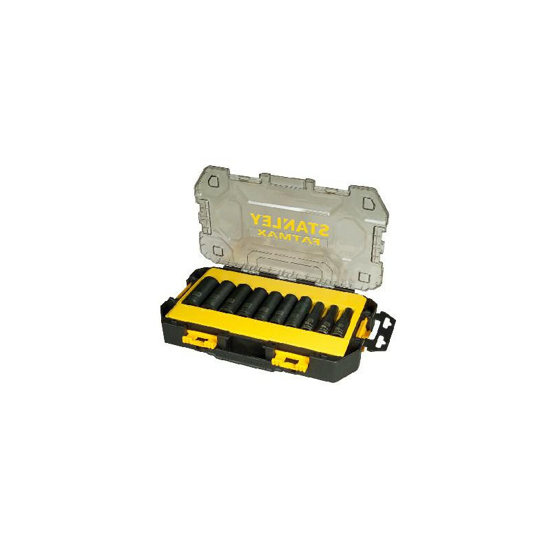 STANLEY ZESTAW NASADEK 1/2" FATMAX 10 TOGH BOX 