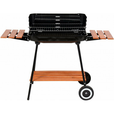 LUND GRILL WĘGLOWY Z PÓŁKAMI RUSZT 53x33cm 