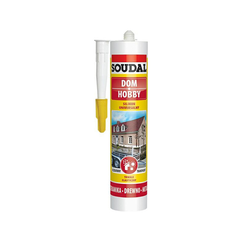 SOUDAL SILIKON UNIW.BEZBARWNY 280ml 